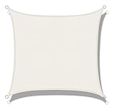 Accesorios - Incluye 3 cuerdas de fijación duraderas de 1,5 m de largo. Las costuras del toldo son robustas y resistentes. Cada esquina incorpora una anilla en forma de D de acero inoxidable para garantizar una buena fijación. (El kit de fijación no está incluido, se recomienda comprar a parte). Toldo vela fácil de instalar y muy resistente.