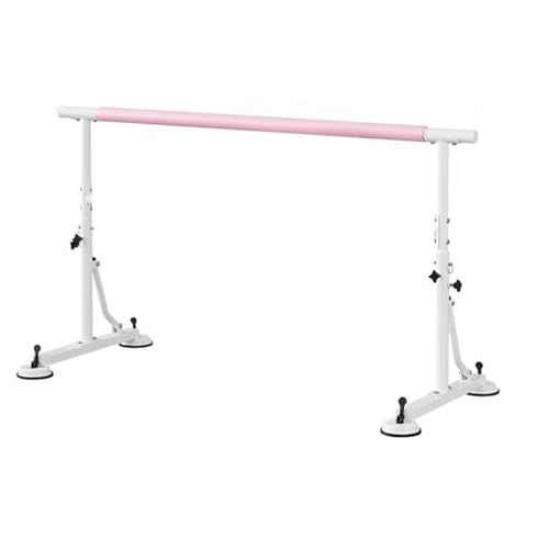 Barre de ballet murale blanche de 1m, hauteur réglable 80-120 cm