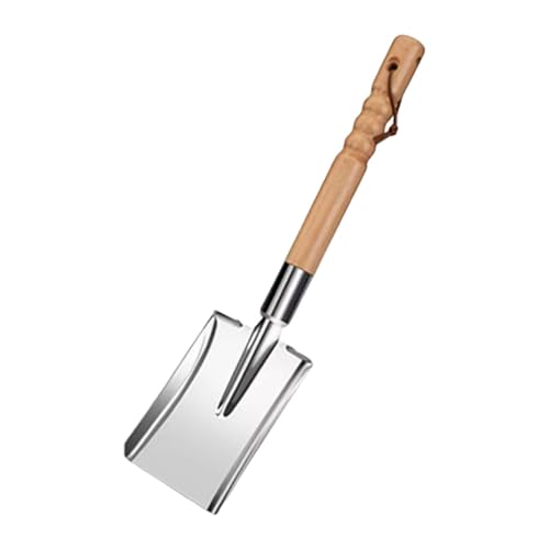 Kuntesetty Pala portátil con Mango ergonómico, Cuidado del césped, Cuadrado