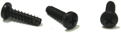 #10 x 3/8" Thread Forming Screws for Plastics (48-2) / Phillips/Pan Head/Steel/Black Oxide / 10,000 Pc. Carton