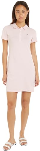 Tommy Hilfiger 1985 Slim Pique Polo Dress SS WW0WW37853 Vestidos, Rosa (Whimsy Pink), XL para Mujer