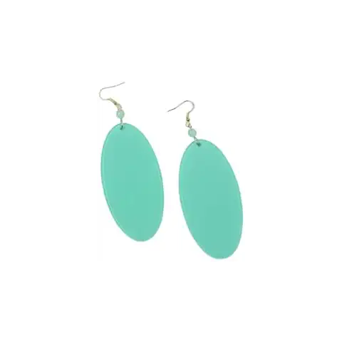 Anime DAN DA DAN Momo Ayase Cosplay Earring Green Earstuds Earclips Gift for Women Jewelry Accessories Prop (Ear stud) Cover