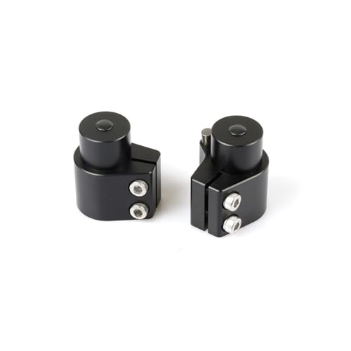 Motorrad Verstellbare Lenkererhöhung Für SUZUKI Für GW250 Lenker Riser Clamp Adapter Angehoben Verlängern Montieren Motorrad Zubehör(Black)