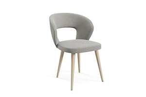 Sofello Luna Meetingraumstuhl grau gepolstert