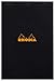 Rhodia Classic Black Notepad 21 x 31.8 cm, 80 fogli , 1 pezzo