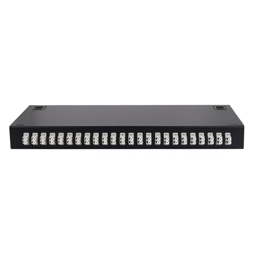 Boîtier rack 24 ports LC-MM avec pigtail 1.2m et 24 coupleurs multimodes pour baie réseau