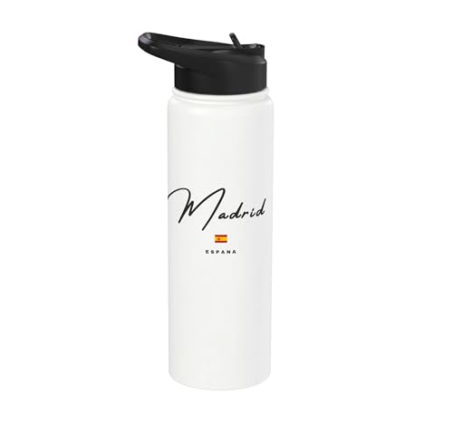 Madrid Espana Stainless Steel Insulated Water Bottle