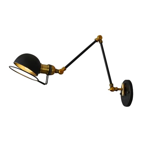 Lámpara de Pared Personalizada Swing Around/Lámparas de Pared de diseño Industrial Estilo Loft Americano/Apliques de Pared para Dormitorio/Accesorios de iluminación de decoración Retro para