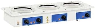 Electrothermal EMEA30500/CEX1 Electromantle 3-Place Extraction Heater/Stirrer, 500 mL; 115V US