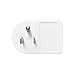 Oviitech 4 Pack Grounded Outlet Wall Tap Adapter with On/Off Power Switch，Single Outlet with Switch in White