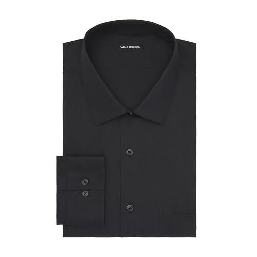 Image of Van Heusen Men's Dress Shirt Fitted Everyday Defense Stretch