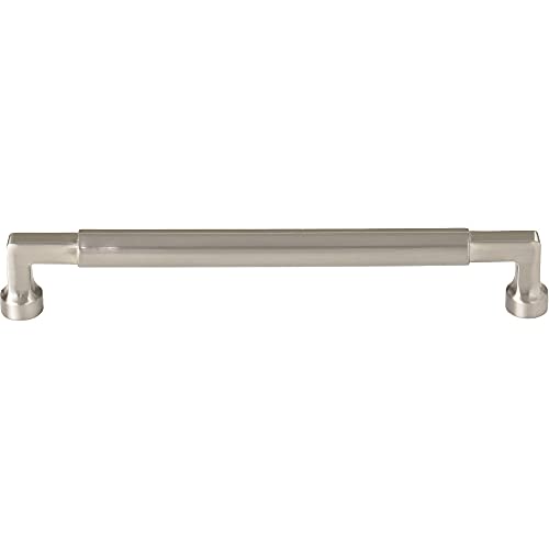 Top Knobs Cumberland Pull 7 9/16 Inch (c-c) Brushed Satin Nickel by Top Knobs - Used condition - US$22.70