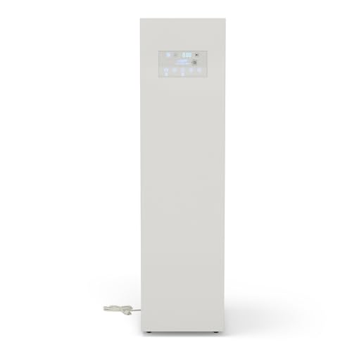 Equator 7.6cf Smart Steam Dryer Closet 4 Moving Hangers Quick20 Refresh Wrinkle Free in White
