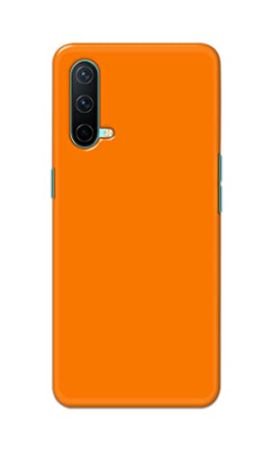 Image of Plain Orange Hard Back Case Cover for OnePlus Nord CE 5G (2021), OnePlus Nord Core Edition 5G (2021) Back Cover -(J5) VNS2229