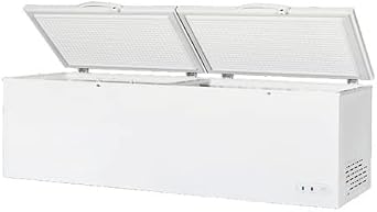 Kratos Commercial Chest Freezer, 23. Cu Ft Capacity, Solid Top, White, Large Storage 69K-750