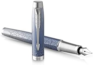 PARKER Wieczne pióro IM Premium Special Edition Polar (Silver) M niebieskie