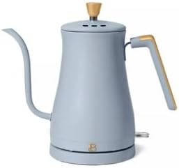 Beautiful Electric Gooseneck Kettle, 1-Liter Capacity, 1200W, Cornflower Blue