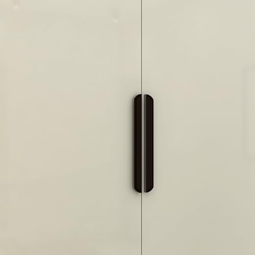 Image of VEZEL Aluminium Cabinet Handle /Wardrobe Handle - Modern Cabinet Pull for Wardrobe, Drawer & Cabinets Furniture, Silk Black, 288mm - Pack of 2-| 3 Years Warranty |