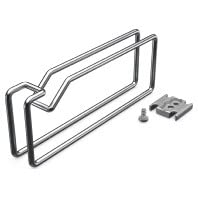 Anneau guide-câble 26x175x65 chromé pour un studio propre et rangé