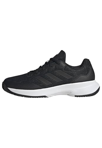 adidas Herren Gamecourt 2.0 Tennis Shoes Tennisschuhe, Core Black/Core Black/Grey Four, 42 EU