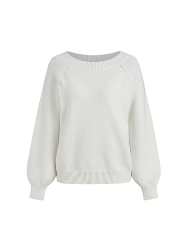 CIDER Women's Fall Sweaters 2025 Casual Long Sleeve Loose Fit One Shoulder Knit Pullovers Pullover Sweaters