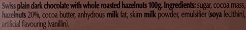 Lindt Chocolate Swiss Classic Dark Hazelnut, 100 gm