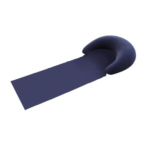 Colchoneta de Playa Inflable Plegable con Almohadilla Reclinable Compacta y Resistente al Desgarro de PVC para Playa y Camping miniatura 7