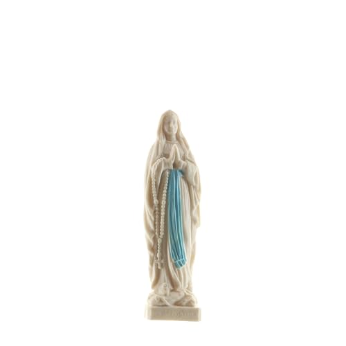 Palais du Rosaire Statue Notre Dame de Lourdes en résine 8cm - Statue Vierge Marie - Culte Chrétien en Résine