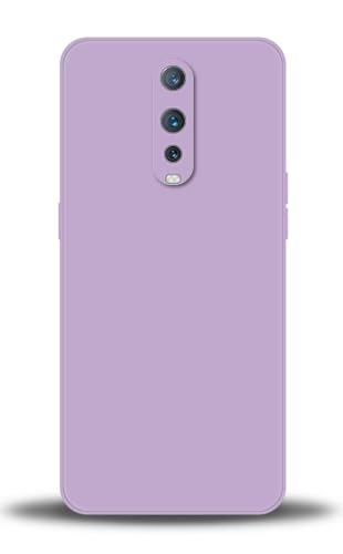 WUACYEAMING Compatible con OPPO RX17 Pro Case, Funda Silicona Premium Líquida Resistente Arañazos, Antihuellas Dactilares, Prueba Golpes Cover Carcasa de TPU-Morado