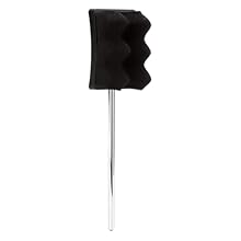 Easy way to decrease bass drum volume Natural and accurate feel Quick and easy switch from a standard beater Half size version of Soft Sound Beater for twin pedal users