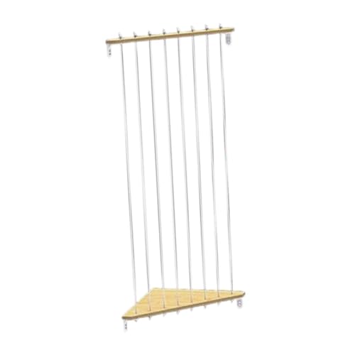 Étagère d'angle en bois pour jouets avec fixation stable pour peluches - 3