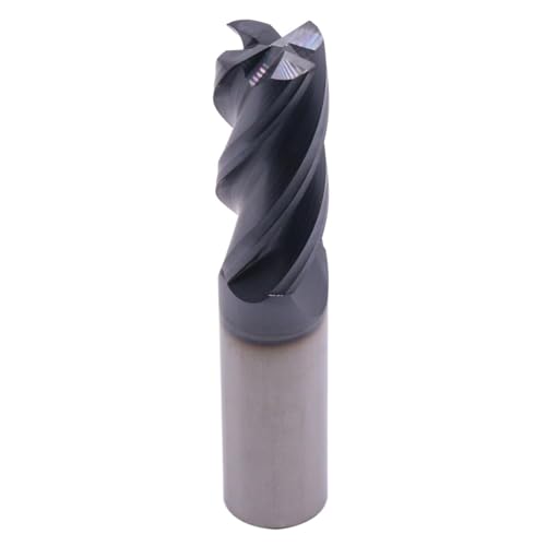 Image of High Performance Solid Carbide Corner Radius End Mill - AlTiN Coated, Variable Helix, .030 inch Corner Radius, 4 Flute, 3 /4 inch Cutting Diameter, 3 /4 inch Shank Diameter, 1-3 /4 inch Length of Cut, 4 inch Overall Length