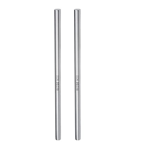 CoCud 2Stk Rund Stahl Stab 9mm Durchmesser 200mm Länge Schnellstahl Stangenware Handwerk DIY Werkzeug - (Anwendung: für Drehmaschinen Bohrmaschine)