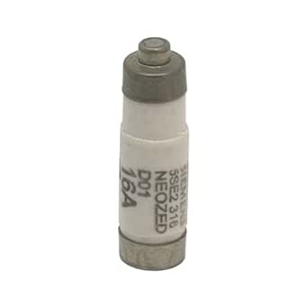 Siemens Mersen 5SE2302 - Fusibile D01 Da 2A Con Estrattore A Rosa