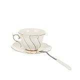 Tasses et soucoupes à cappuccino : notre produit est conçu avec une structure robuste, avec une sensation confortable, est lisse et très.