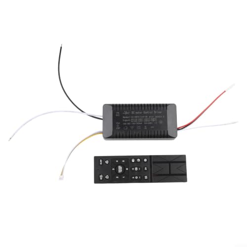 Controlador inalámbrico para sistemas de luz de ventilador de techo que ofrece funcionalidad de atenuación y 6 velocidades de ventilador ajustables
