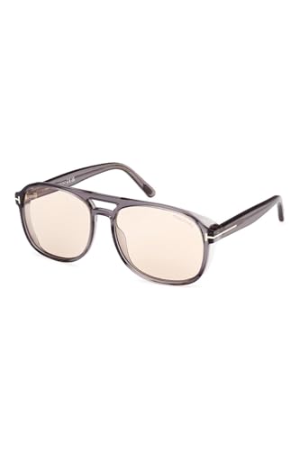 Tom Ford Unisex Adulto Rosco Gafas, Grey/Other, 58
