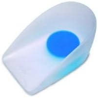Dual Gel | 2 Density Heel Cups x2 | with Soft Spots | Enhanced Heel Pain Relief Medium | UK 3.5 - 6 | EU 36 - 39