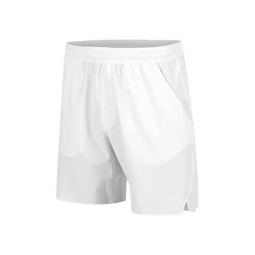 Image of Wilson M Tournament Short V2 7In Unlined Bright White Men Shorts White M