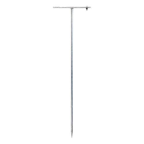VOSS.PET Hundezaun Set, 50m Elektrozaun Weidezaun Elektronetz Hunde-Set mobil, Einzäunung im Garten, Weidezaungerät fenci M09, 108cm 14 Pfähle 2 Spitzen grün