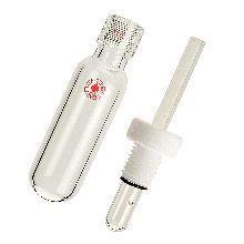 8648-66 Pressure Tube, Complete with #7 Front-Seal Plunger Valve, 150 psi, 19 mm Diameter, 20.3 cm Long, 18 mL Capacity