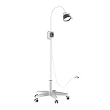 GSOIGSDKF 12W Surgical Examination Lamp w/Universal Wheels 360° Rotation Floor Stand Type Lamp Floor Stand...