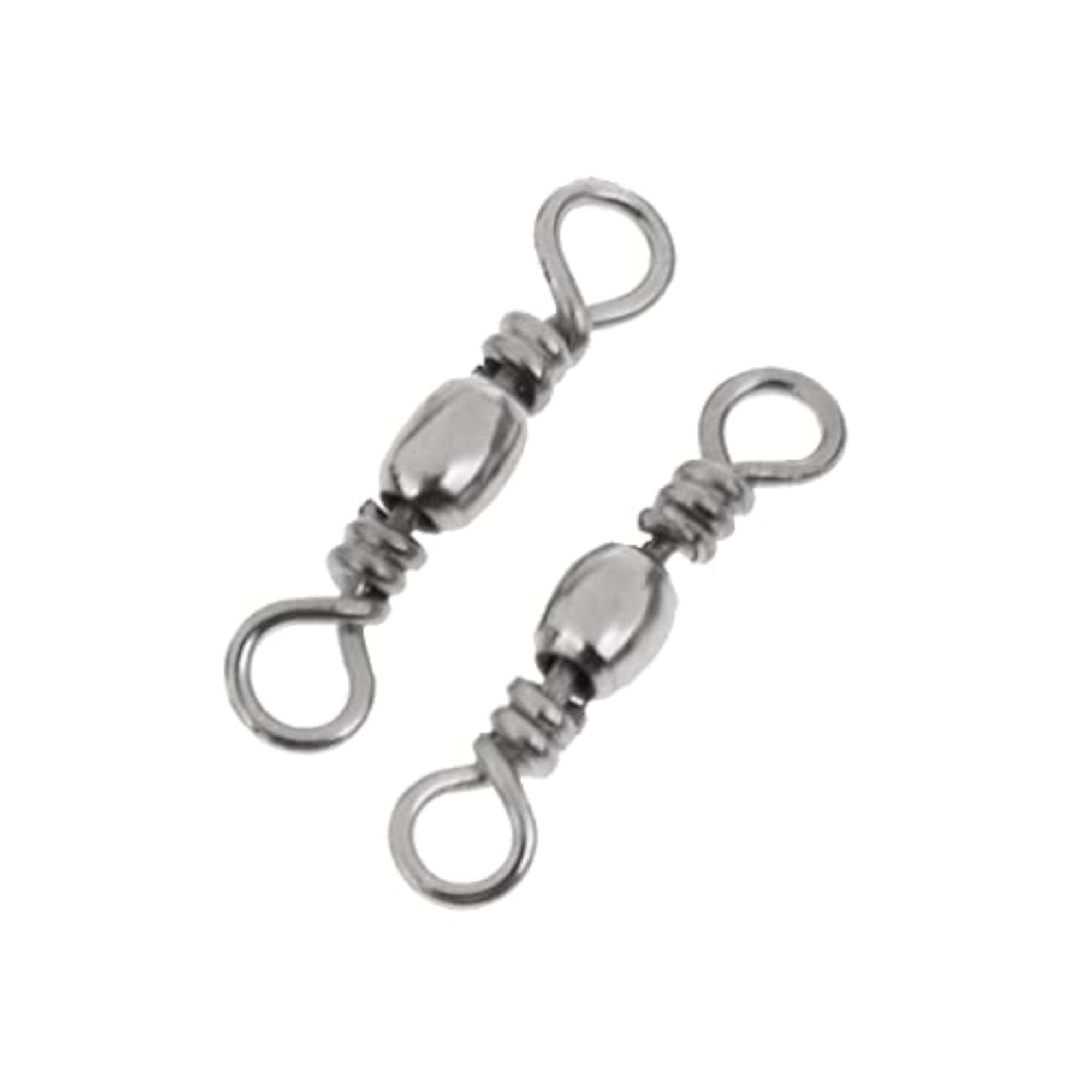Copper Alloy Barrel Swivel Connector Solid Rings, 100Pcs