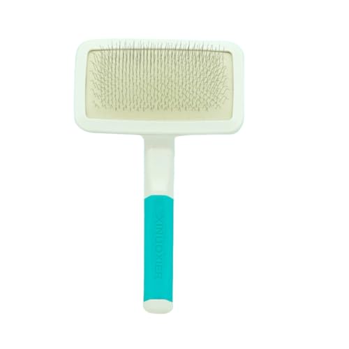 YHWSMYL猫 のみとりブラシ 毛玉取りブラシ 猫用ブラシ 毛玉カッター 猫 ごっそり毛玉取り 猫 けだまケア 毛 玉取り 猫毛玉ほぐし 猫 けだまとり プロ仕様の防止ブラシ 片面下毛ブラシ 猫のお手入れ熊手ブラシ 安全丸頭 肌に優しい 痛くない、洗濯可