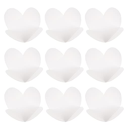 200Pcs White Paper Chocolate Truffle Wrappers - Mini Baking Cups for Cupcakes, Nuts, Strawberries, Candy - 1.29x1.29x1.10in