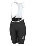INBIKE Padded Cycling Shorts Women Bib Clothing Bike Ladies Padded Gel 3D Quick Dry Summer UV Protection High Waisted Anti-Slip MTB Road Mountain Bicycle Outdoor Black M