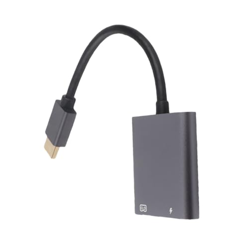 Adaptador HD a USB C de vídeo 4K 60 Hz bidireccional convertidor Eacam con carga PD 4