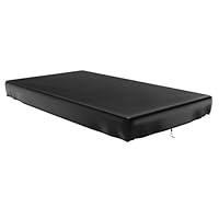 Sarini Billardtisch-Abdeckung, wasserdicht, für den Innen- und Außenbereich, staubdicht, Sonnenschutz, Regenschutz, für Snooker, Billardtisch, Terrassentisch, Schwarz