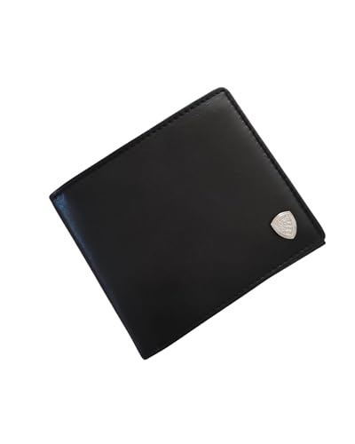 Portefeuille Blauer en cuir noir noble avec porte-monnaie