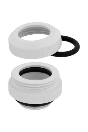 Corsair Hydro X Series XF Hardline 12mm OD Fittings, Four Pack (G1/4 Inch BSPP Port Threads, Solid Brass Durability - Image 2